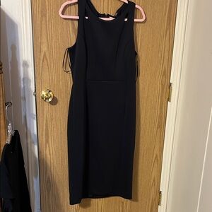 Tahari Black Midi Dress